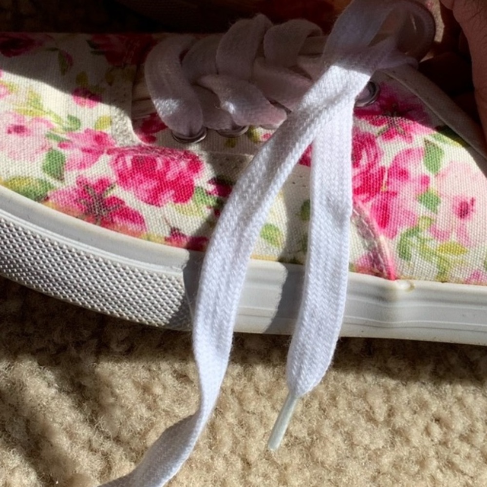 Floral shoes